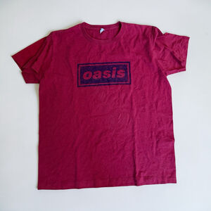 Vintage Oasis T-shirt Size L Late 90s Box logo Soft Spun